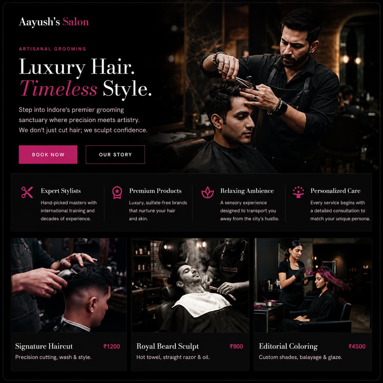 Aayush's Salon Preview